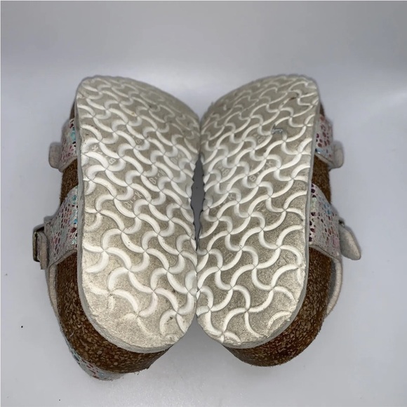 Birkenstock Rio Hologram Vegan Youth Size US 11 EU 28 Silver Sandals Multicolor - Picture 4 of 4